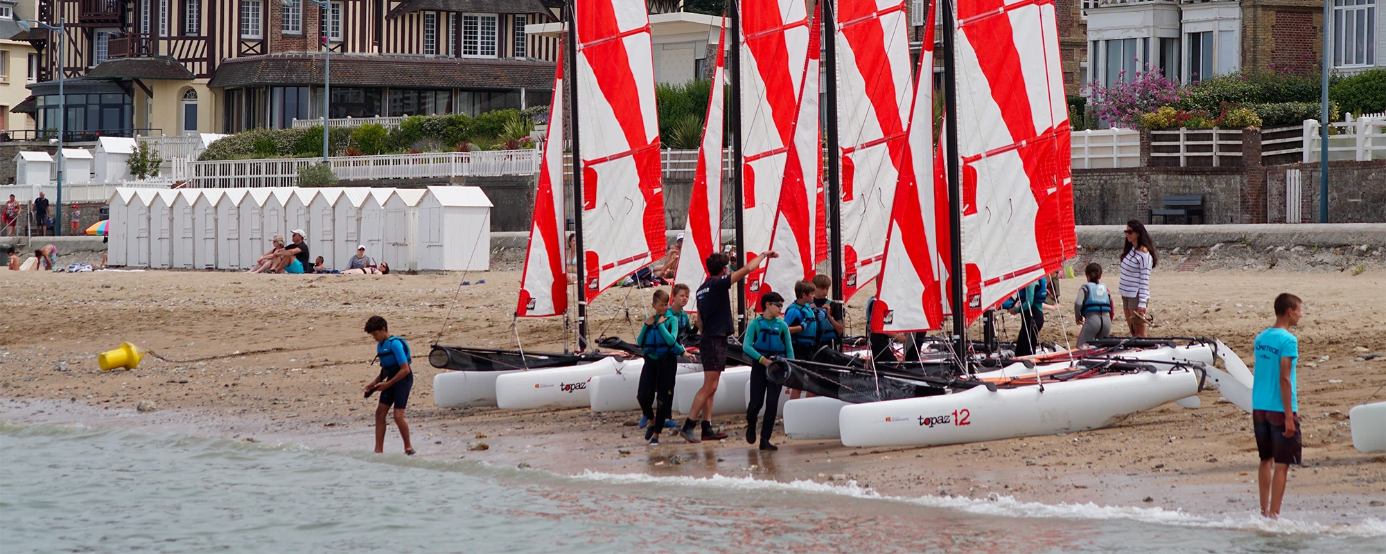 Pôle Nautique Villers Blonville comité départemental voile calvados