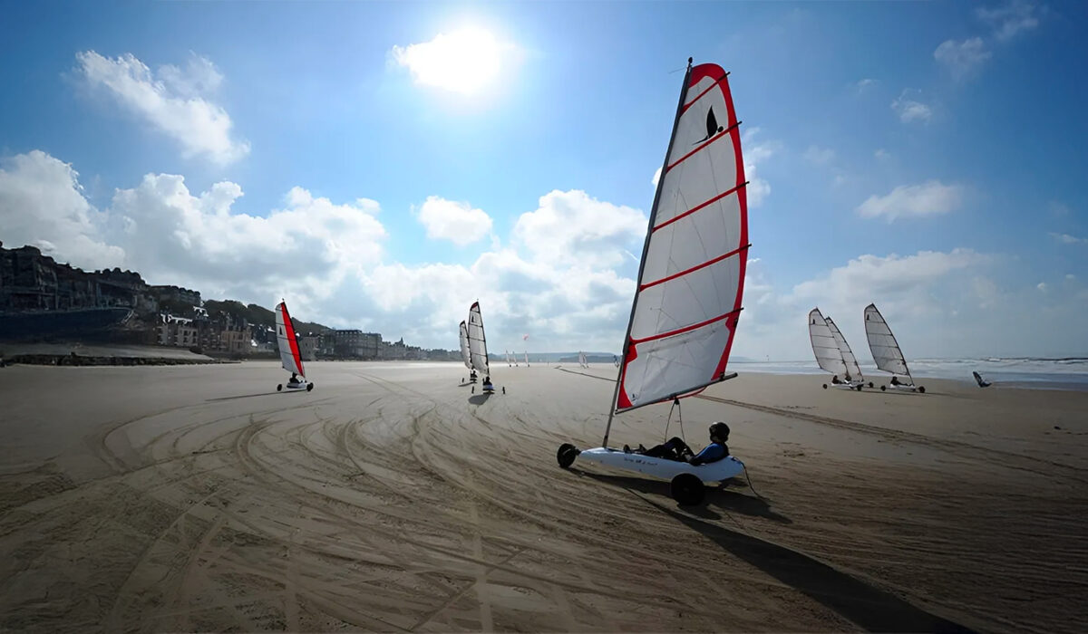 Club Nautique de Trouville Hennequeville char à voile comité départemental calvados